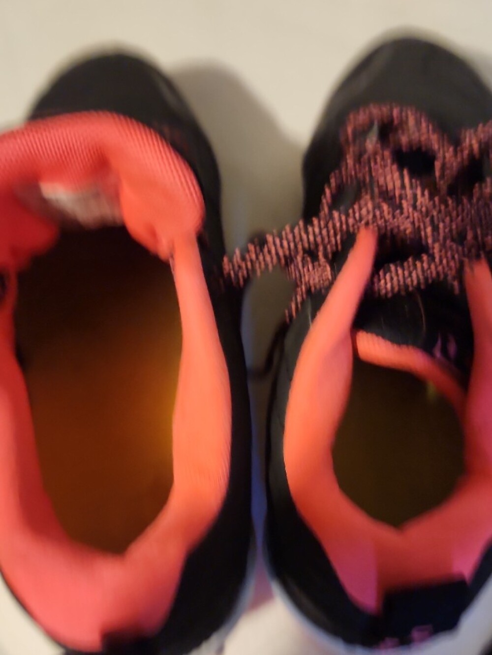 Under Armour Kids Black Sneakers with Pink Accents - Picture 7 of 8